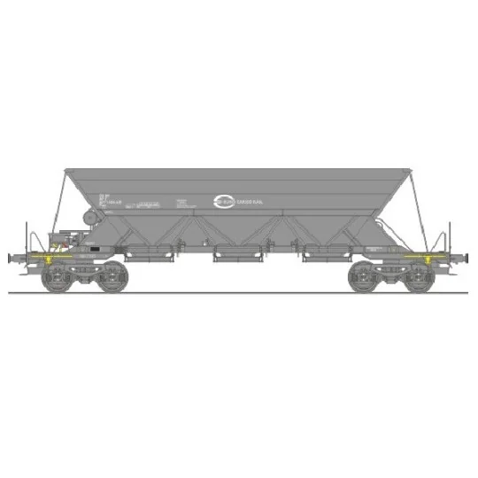 WB-ECR-2-Ree Modeles WBECR-2 Hopper Wagon EX Type 1, SNCF, ECR
