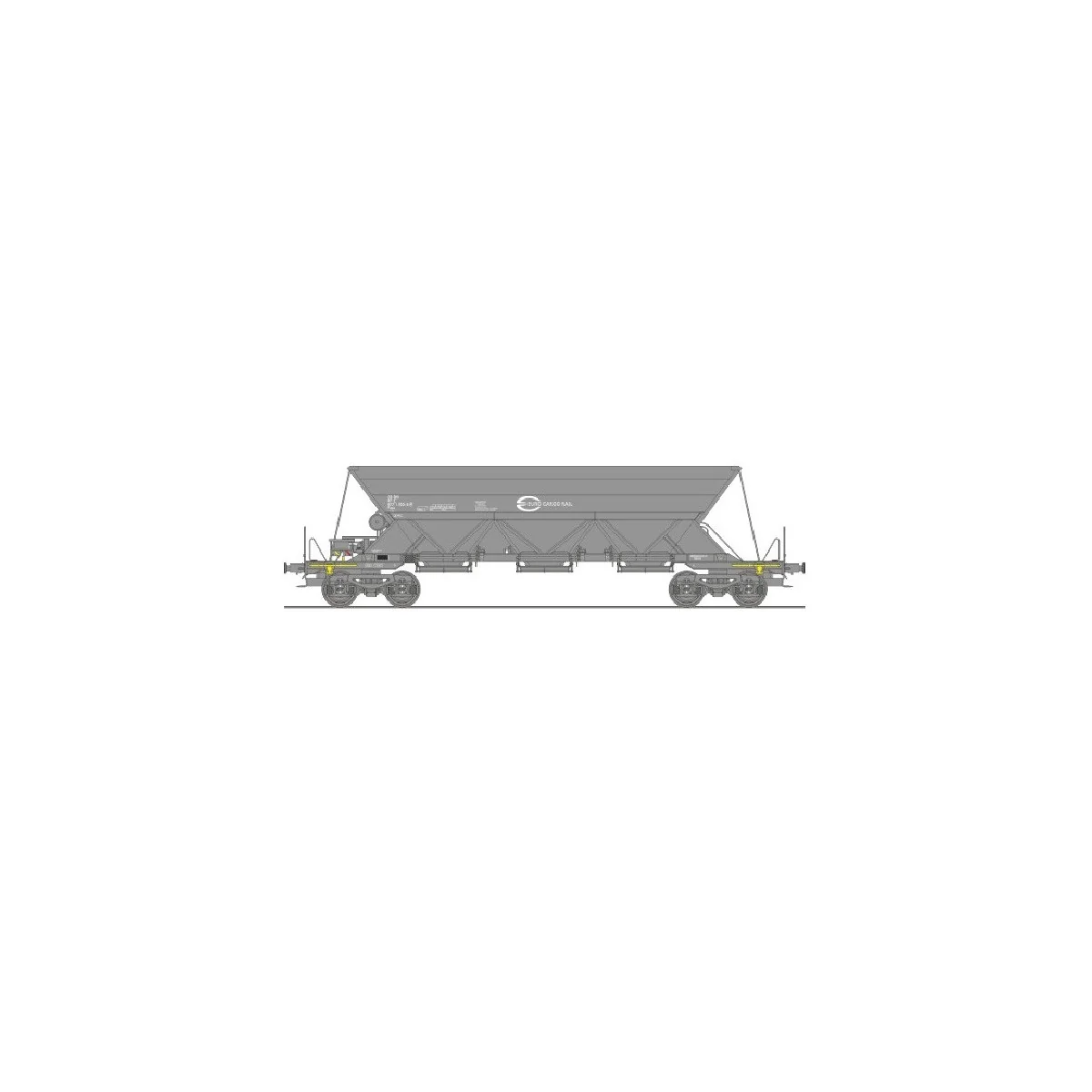 Ree Modeles WBECR-2 Hopper Wagon EX Type 1, SNCF, ECR
