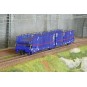 HE6085-Electrotren HE6085 Articulated 3-Axle Car Carrier Wagon for Laeks, TRANSFESA/Hispanauto, and Mega Car Carrier