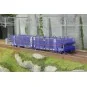 Electrotren HE6085 Articulated 3-Axle Car Carrier Wagon for Laeks, ... HE6085-Electrotren HE6085 Articulated 3-Axle Car Carrier Wagon for Laeks, TRANSFESA/Hispanauto, and Mega Car Carrier