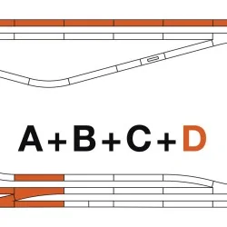 Rocoline ballast 42022 Coffret de voie complémentaire D Roco Roco_42022 - 1