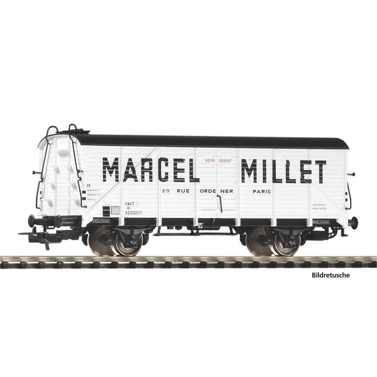 Piko 24546 Refrigerated wagon with axles, SNCF, MARCEL MILLET - Pik...