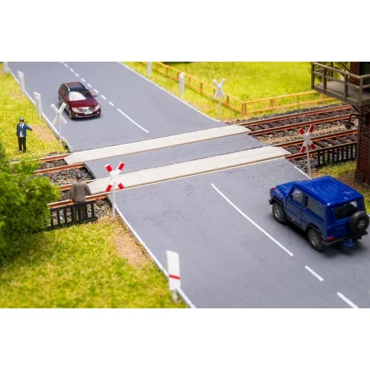 Faller_191831-Faller 191831 Model kit, level crossing without barrier