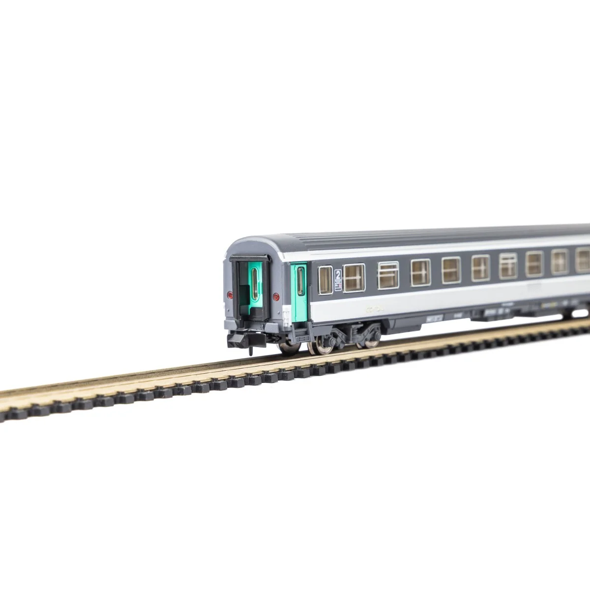 Piko 94508 Set de 2 voitures Corail, 2ème classe et fourgon B11u/B6Du, logo carmillon, SNCF, N - 1/160 Piko Piko_94508 - 7