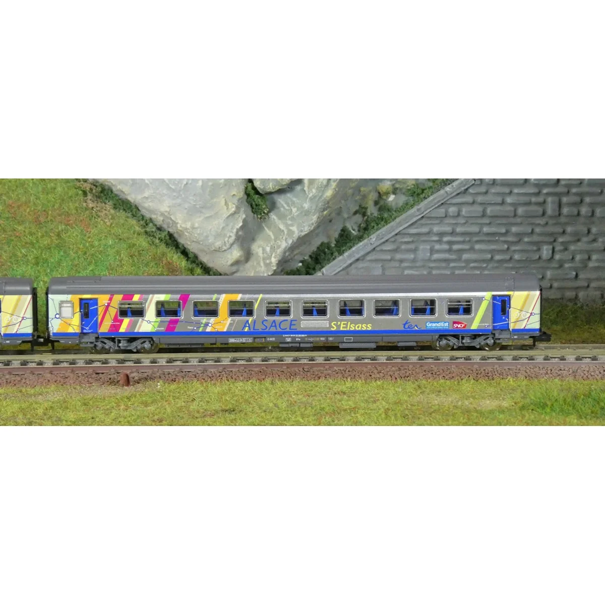 Piko 94510 Set de 2 voitures Corail Alsace, 2ème classe B11tu/B11tu, logo carmillon, SNCF, N - 1/160 Piko Piko_94510 - 3