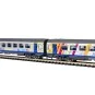 Piko_94510-Piko 94510 Set de 2 voitures Corail Alsace, 2ème classe B11tu/B11tu, logo carmillon, SNCF, N - 1/160