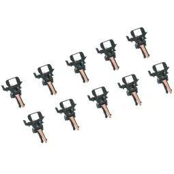 Marklin 72025 Têtes d'attelages court conductrices de courant pour boîtier d'attelage NEM (x10) Marklin Marklin_72025 - 1