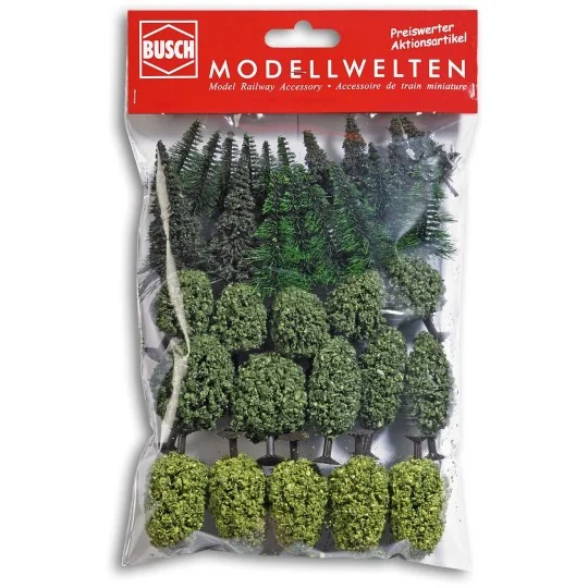 Busch_6588-Busch 6588 Forêt mixte 33 arbres mélangé, N - 1/160
