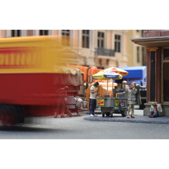 Arti_387.625-Artitec 387.625 Vendeur de hot dog New York avec 2 figurines
