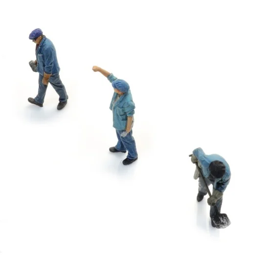 Arti_5870087-Artitec 5870087 Personnages SNCF, Personnel de dépot (x3)