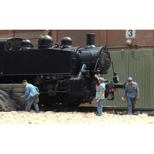 Arti_5870087-Artitec 5870087 Personnages SNCF, Personnel de dépot (x3)