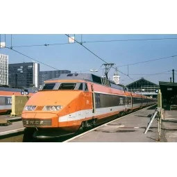 Kato 10-2083 TGV Sud-Est SNCF, Orange origine, n°84, 5 éléments, N 1/160 Kato KATO_10-2083 - 1