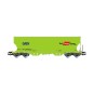 HR6674-Rivarossi HR6674 Set of 2 bogie hopper wagons, green, GATX, RAIL CARGO GROUP