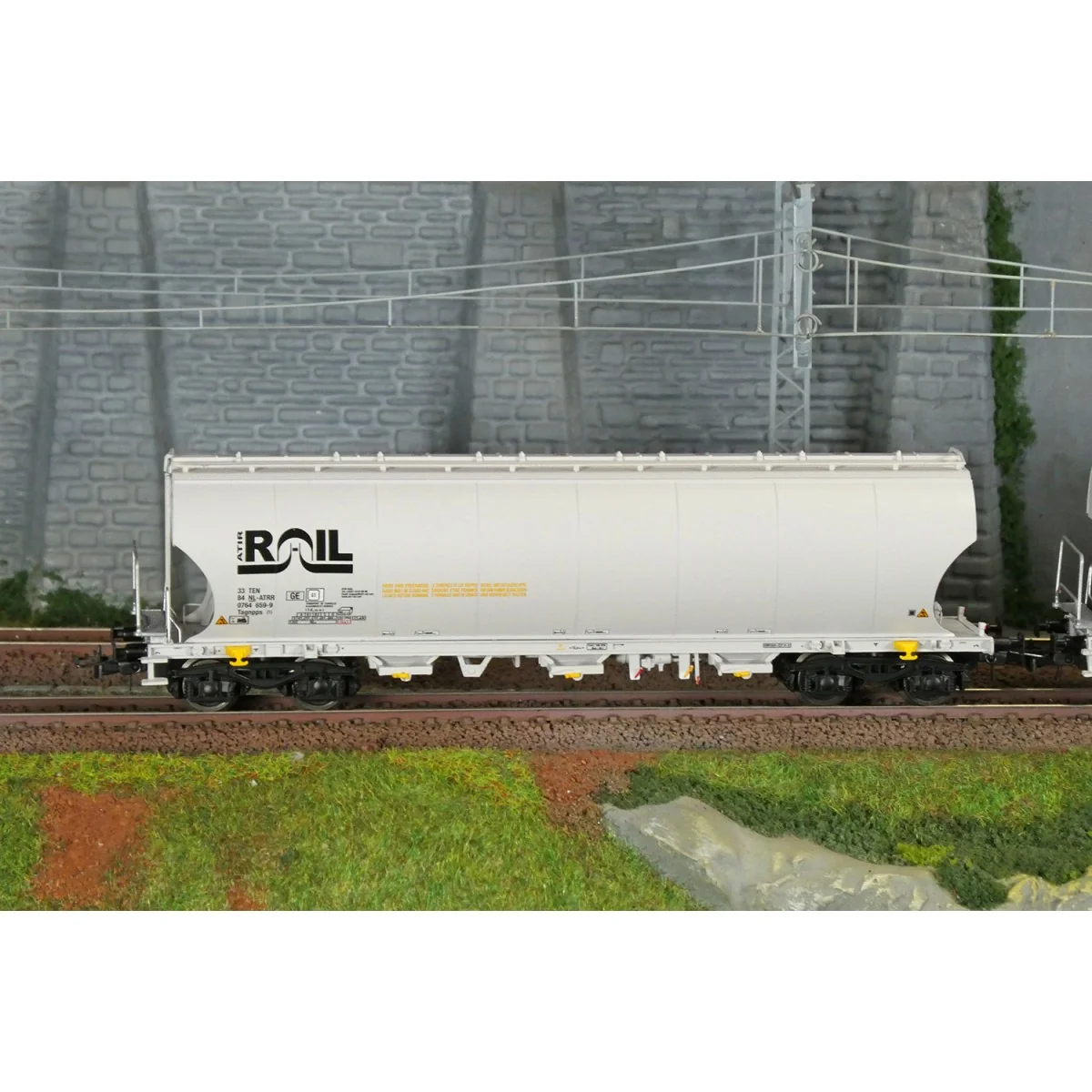 Rivarossi HR6675 Set de 2 wagons trémies à bogies, gris, ATIR-RAIL Rivarossi HR6675 - 3