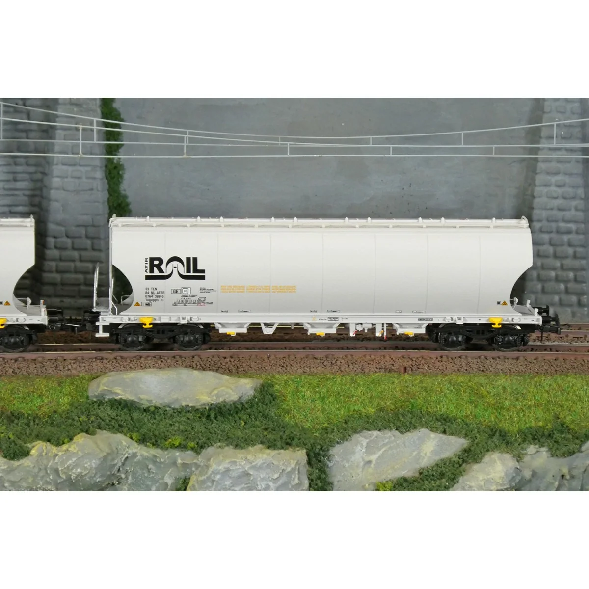 Rivarossi HR6675 Set de 2 wagons trémies à bogies, gris, ATIR-RAIL Rivarossi HR6675 - 4