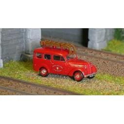 Ree Models CB204 Renault Juvaquatre Break "FIRE DEPARTMENT" Car wit...