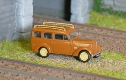 Ree Modeles CB210 Renault Juvaquatre Family Car with Windows, Brown...