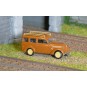 CB-210-Ree Modeles CB210 Renault Juvaquatre Family Car with Windows, Brown + Roof Rack