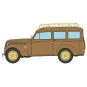 CB-210-Ree Modeles CB210 Renault Juvaquatre Family Car with Windows, Brown + Roof Rack