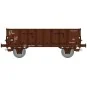 Ree Modeles WB925 Tipper Wagon with metal body, brown, SNCB, ep.IV WB-925-Ree Modeles WB925 Tipper Wagon with metal body, brown, SNCB, ep.IV