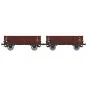 Ree Modeles WB926 Set of 2 Metal Body Dump Wagons, DB, Era III WB-926-Ree Modeles WB926 Set of 2 Metal Body Dump Wagons, DB, Era III