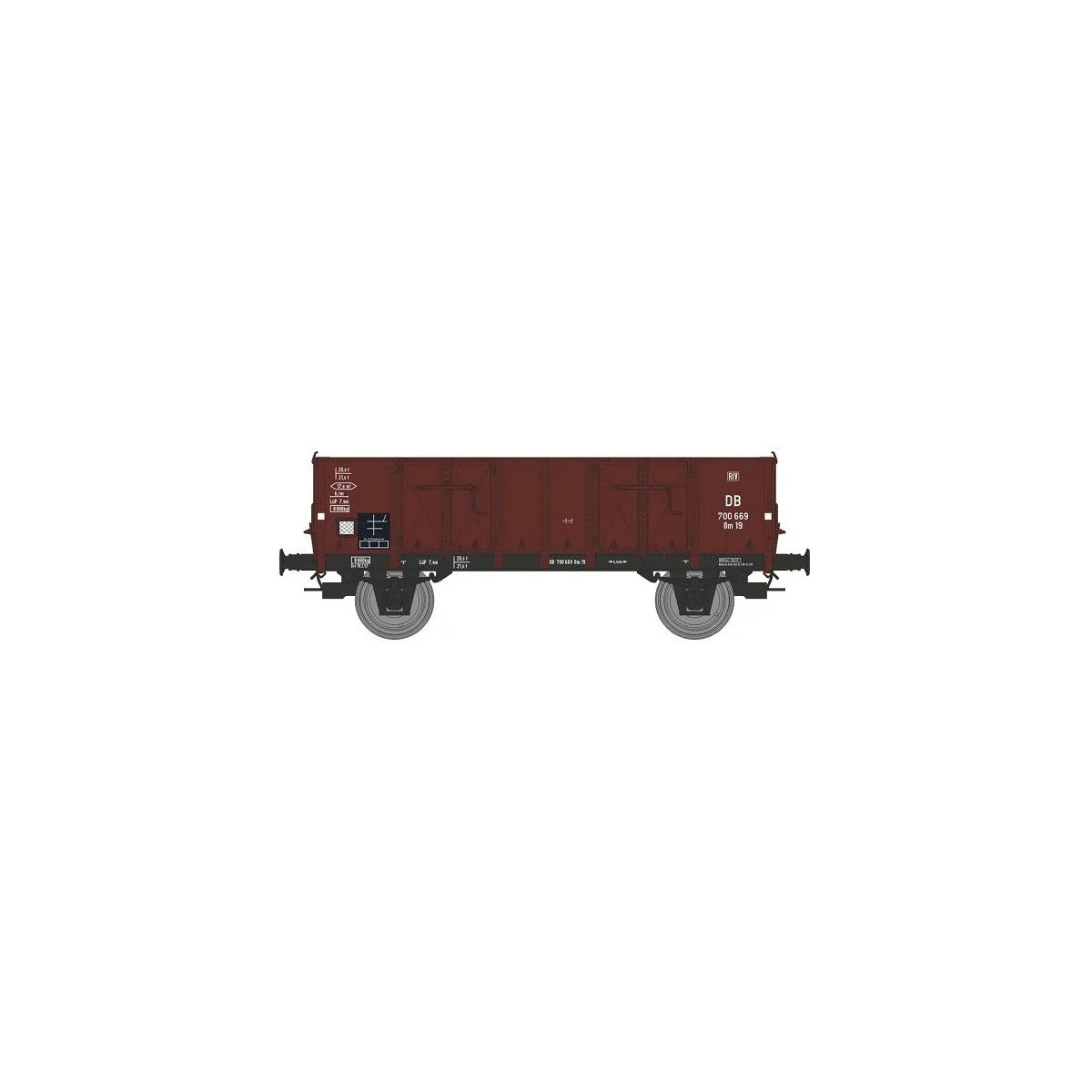 Ree Modeles WB927 Dump Wagon with Metal Body, DB, Era III - WB-927