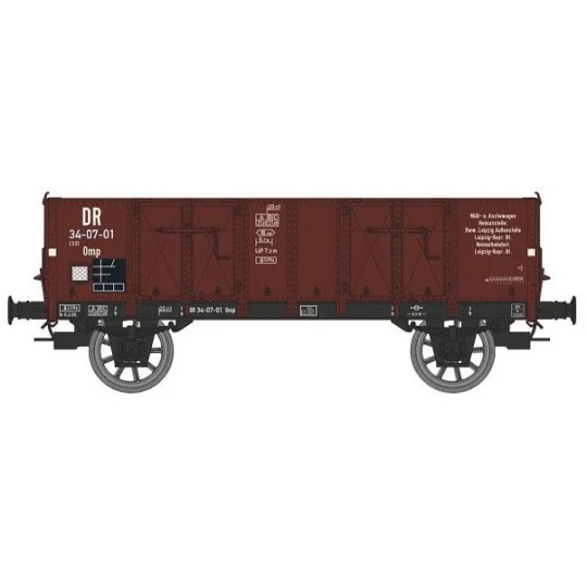 WB-932-Ree Modeles WB932 Dump Wagon with metal body, DR, ep.IV