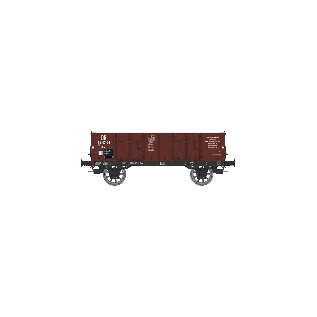 Ree Modeles WB932 Dump Wagon with metal body, DR, ep.IV - WB-932