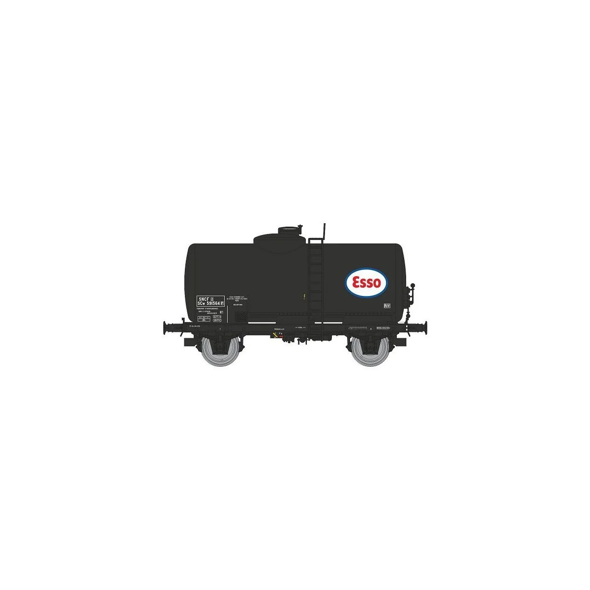 Ree models WB869 Petroleum Tank Wagon, SNCF, ESSO - WB-869