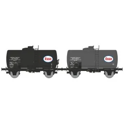Ree Models WB870 Set of 2 Petrol Tank Wagons, SNCF, ESSO - WB-870