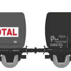 Ree modeles WB872 Set de 2 wagons citerne Pétrol, SNCF, TOTAL Ree Modeles WB-872 - 1