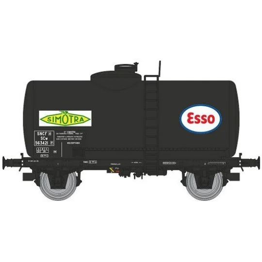 WB-873-Ree modeles WB873 Wagon citerne Pétrol, SNCF, SIMOTRA-ESSO
