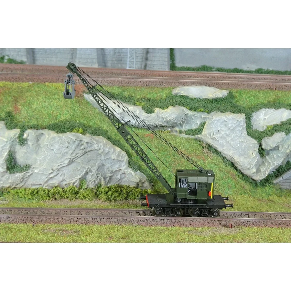 Ree Modeles WB792 Grue BONDY sur bogie, SNCF, Région EST Ree Modeles WB-792 - 2