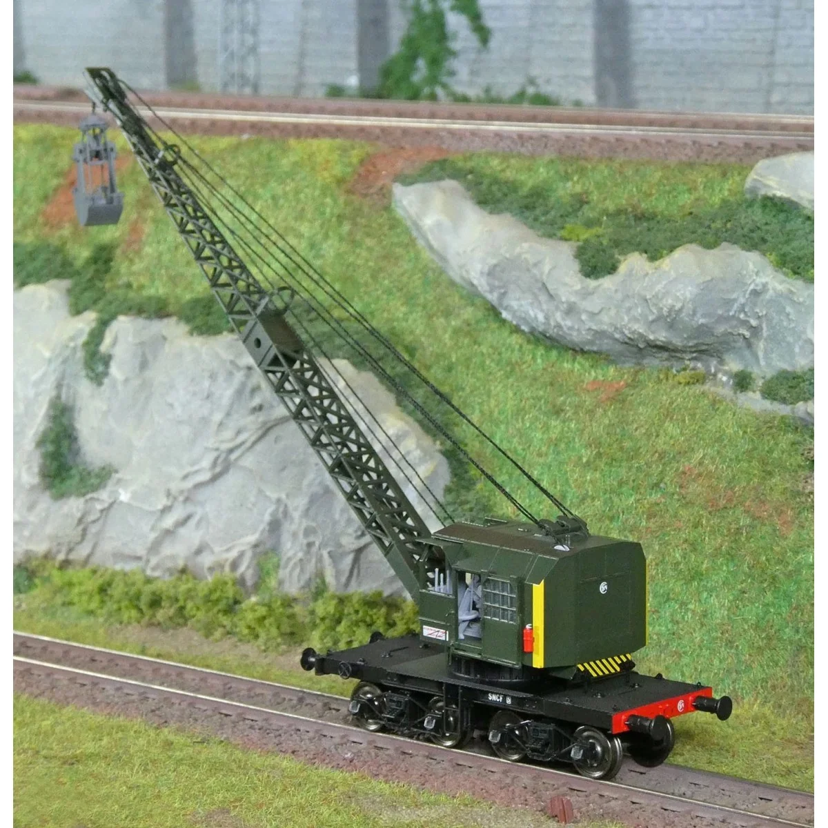 Ree Modeles WB796 BONDY Crane on bogie, SNCF, South-East Region - W...