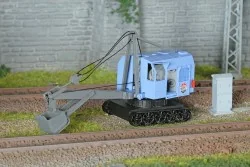 Ree Modeles CB156 Excavatrice BONDY sur chenille bleue, MOTOPELLE Ree Modeles CB-156 - 1