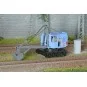Ree Modeles CB156 Excavatrice BONDY sur chenille bleue, MOTOPELLE Ree Modeles CB-156 - 1 CB-156-Ree Modeles CB156 Excavatrice BONDY sur chenille bleue, MOTOPELLE