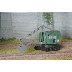Ree Modeles CB157 BONDY Excavator on Green Tracks, MOTOR LOAD - CB-157