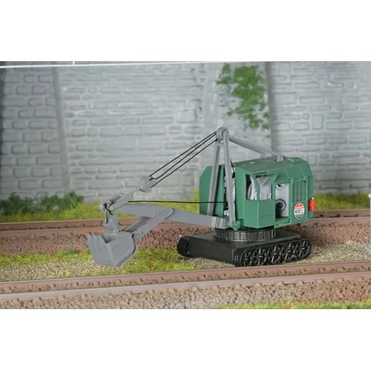 Ree Modeles CB157 Excavatrice BONDY sur chenille verte, MOTOPELLE Ree Modeles CB-157 - 1 CB-157-Ree Modeles CB157 Excavatrice BONDY sur chenille verte, MOTOPELLE