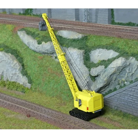 CB-159-Ree Modeles CB159 Grue BONDY sur chenille jaune