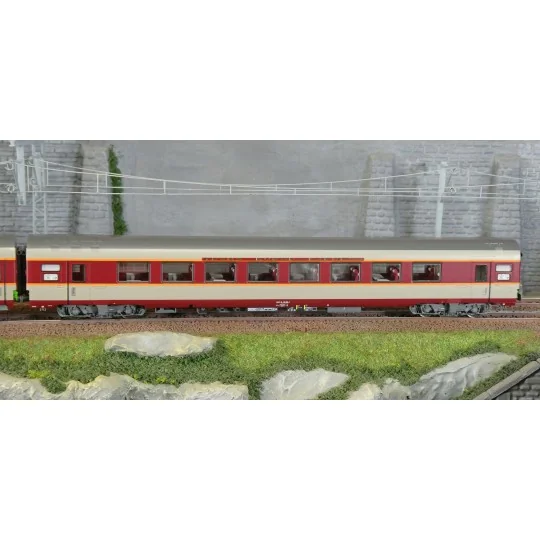 Lsm_11002-Ls Models 11002 Set Grand Confort Aquitaine Locomotive CC 6529 SNCF + A4Dtux + A8tu, livrée origine, sud-ouest