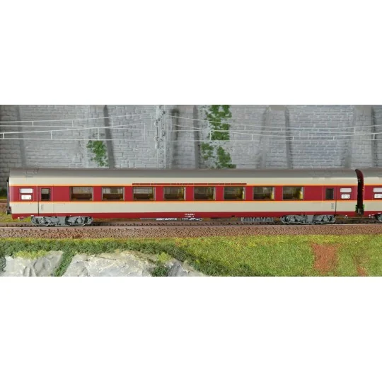 Lsm_40080DC-LS Models 40080DC Set de 3 voitures Grand Confort Aquitaine A3rtux + A8tu + A8u, livré origine, Sud-Ouest, éclairées