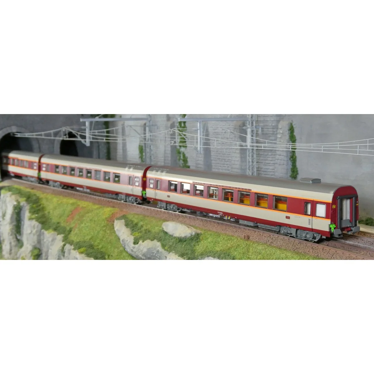 LS Models 40080DC Set of 3 Grand Confort Aquitaine coaches A3rtux +...