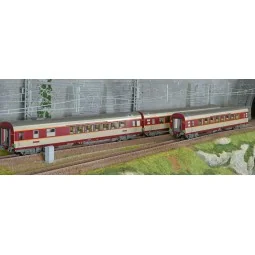 LS Models 40081DC Set de 3 voitures Grand Confort Aquitaine A8tu + A8u + Vru, livré origine, Sud-Ouest, éclairées Ls models Lsm_