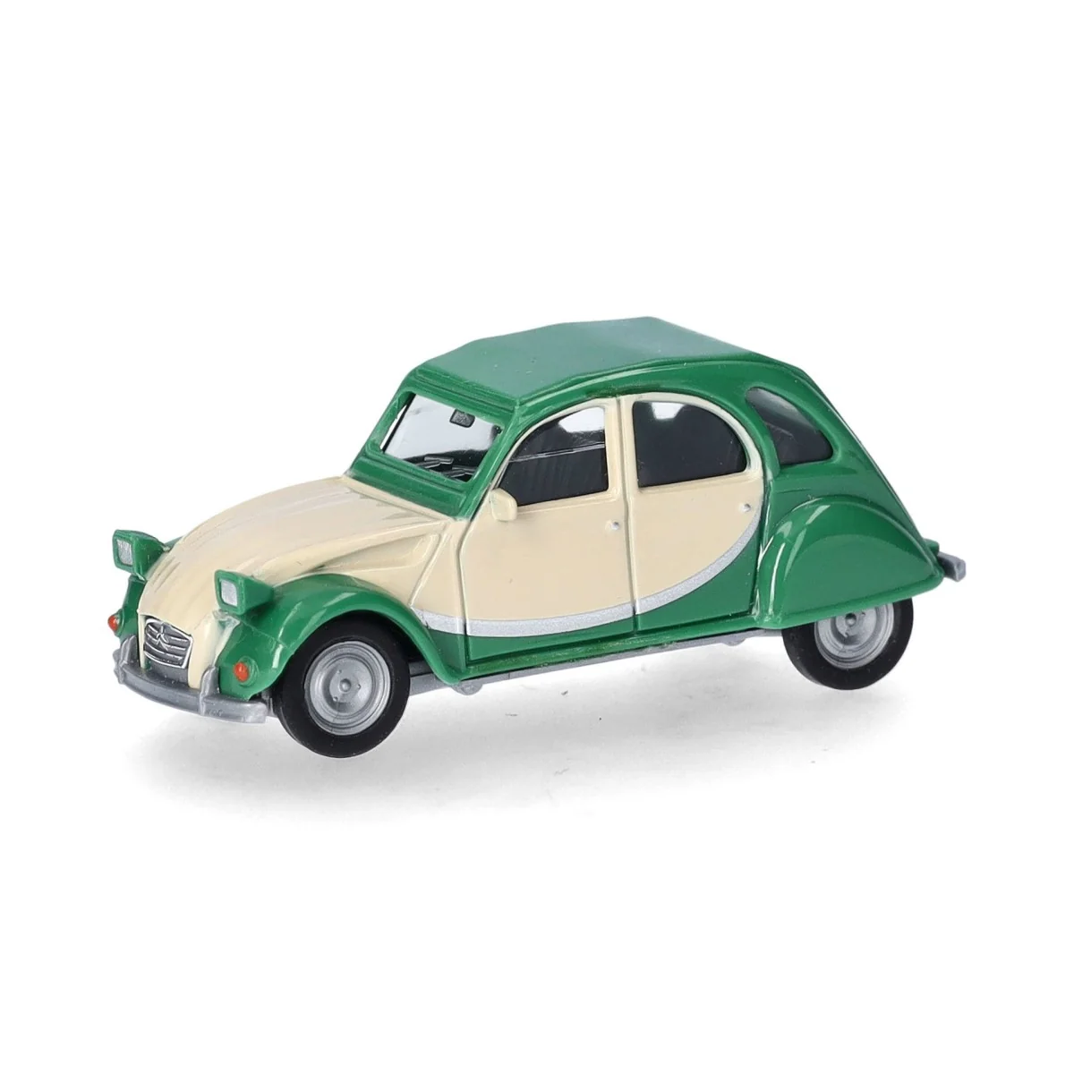 Herpa 020817-007 Voiture 2CV Charleston, vert/beige Herpa Herpa_020817-007 - 1