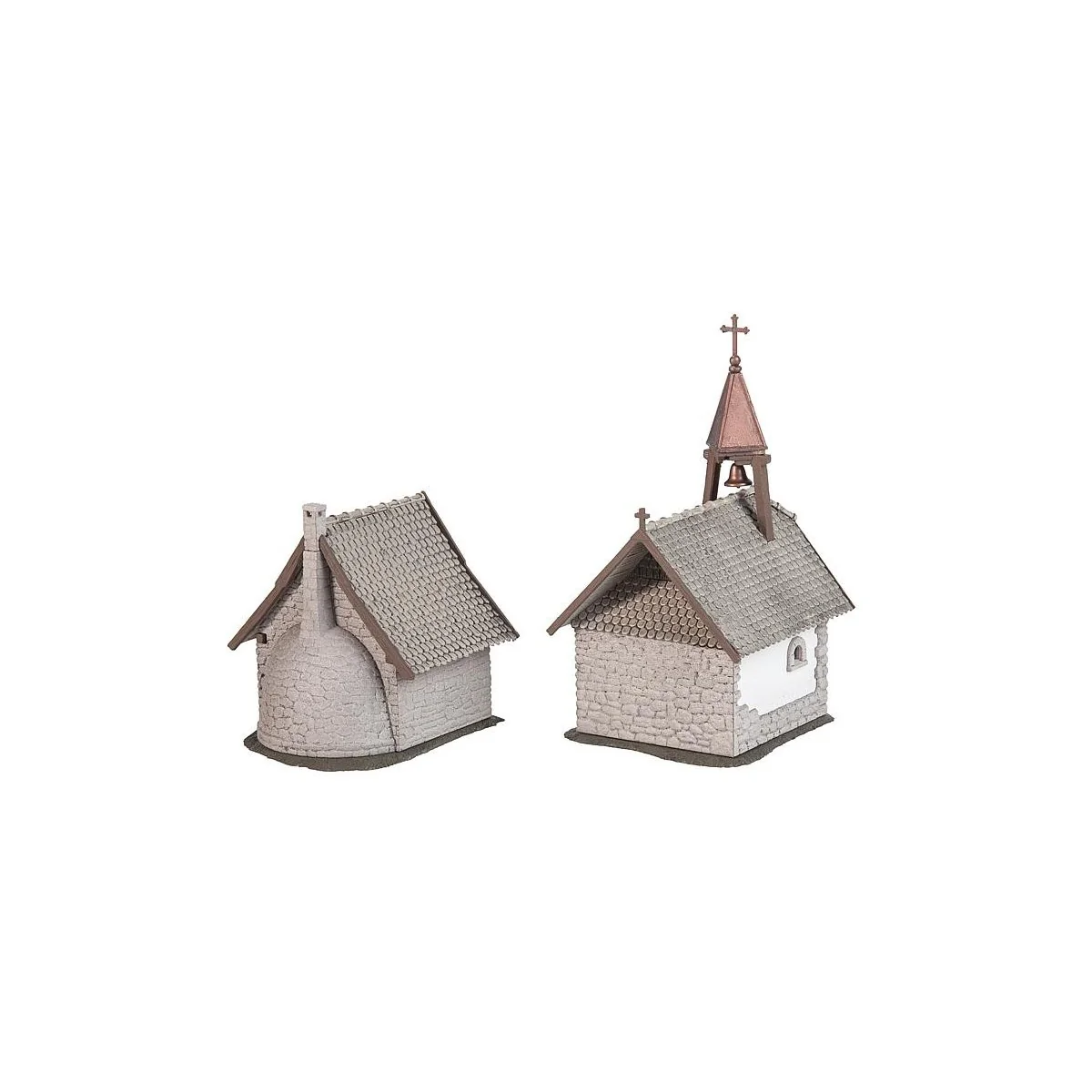 Faller 130571 Model Kit, Farm Chapel and Bakery