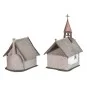 Faller_130571-Faller 130571 Model Kit, Farm Chapel and Bakery
