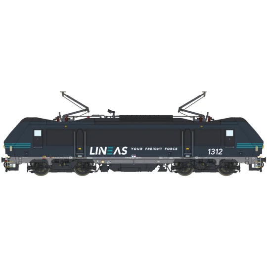 Lsm_13001DC-LS Models 13001DC Class 13 Electric Locomotive, 1337, Black Livery, 2020 Version, LINEAS