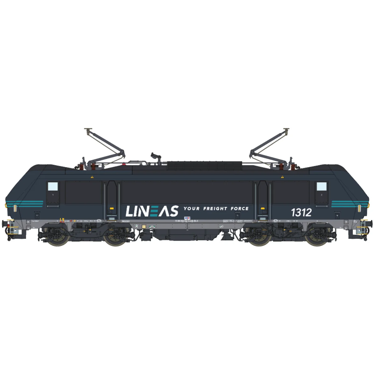LS Models 13001DC Class 13 Electric Locomotive, 1337, Black Livery,...