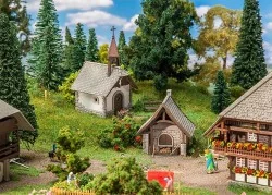 Faller 130571 Model, Farm Chapel and Bakehouse.