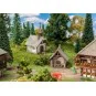 Faller_130571-Faller 130571 Model Kit, Farm Chapel and Bakery